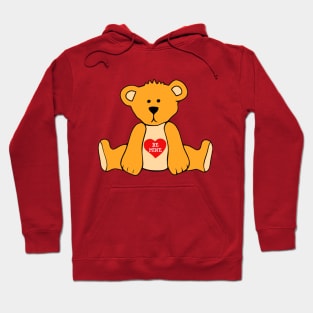 Valentine Teddy Bear Be Mine Hoodie